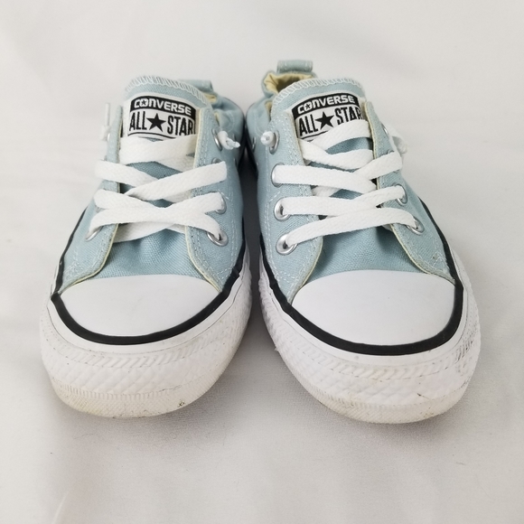 converse slip on blue